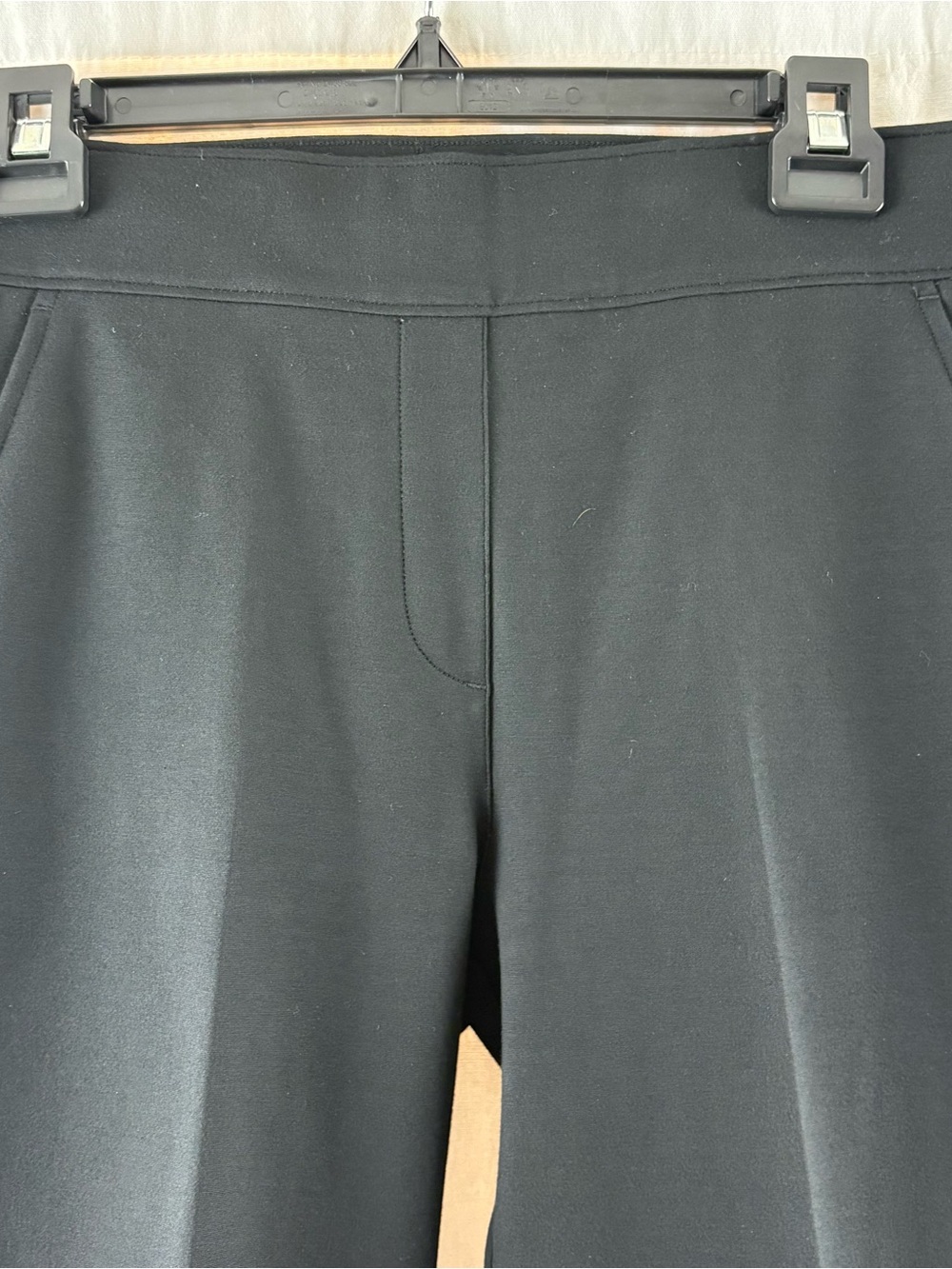 SPANX Black Straight-Leg Cropped Trousers M - Picture 6 of 10